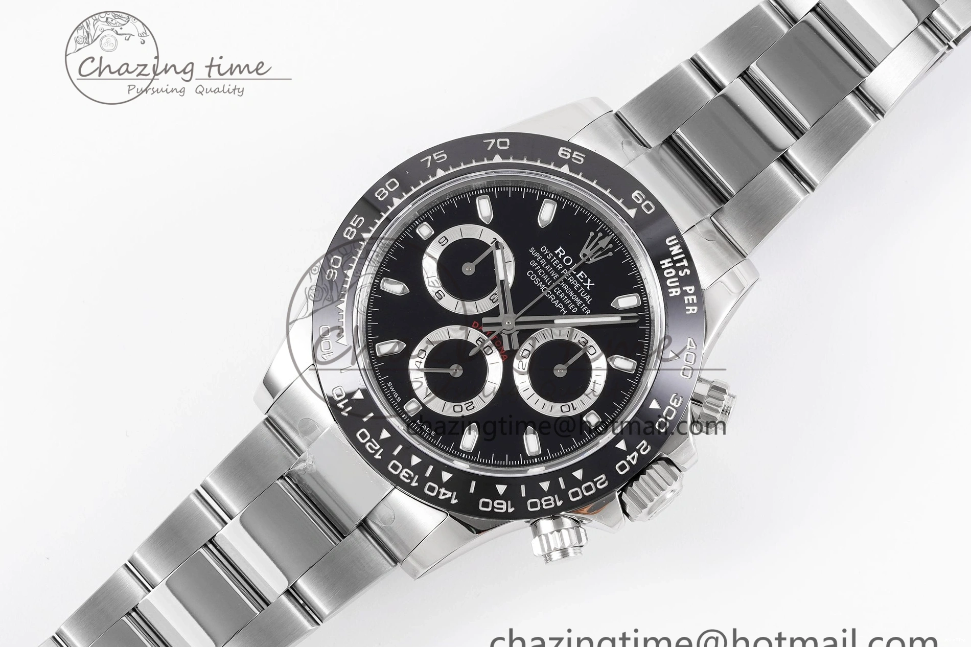 MiroTime 0406 SmoothTexture Daytona 116500 KING 1:1 Best Edition Black Dial on SS Bracelet SH 1910